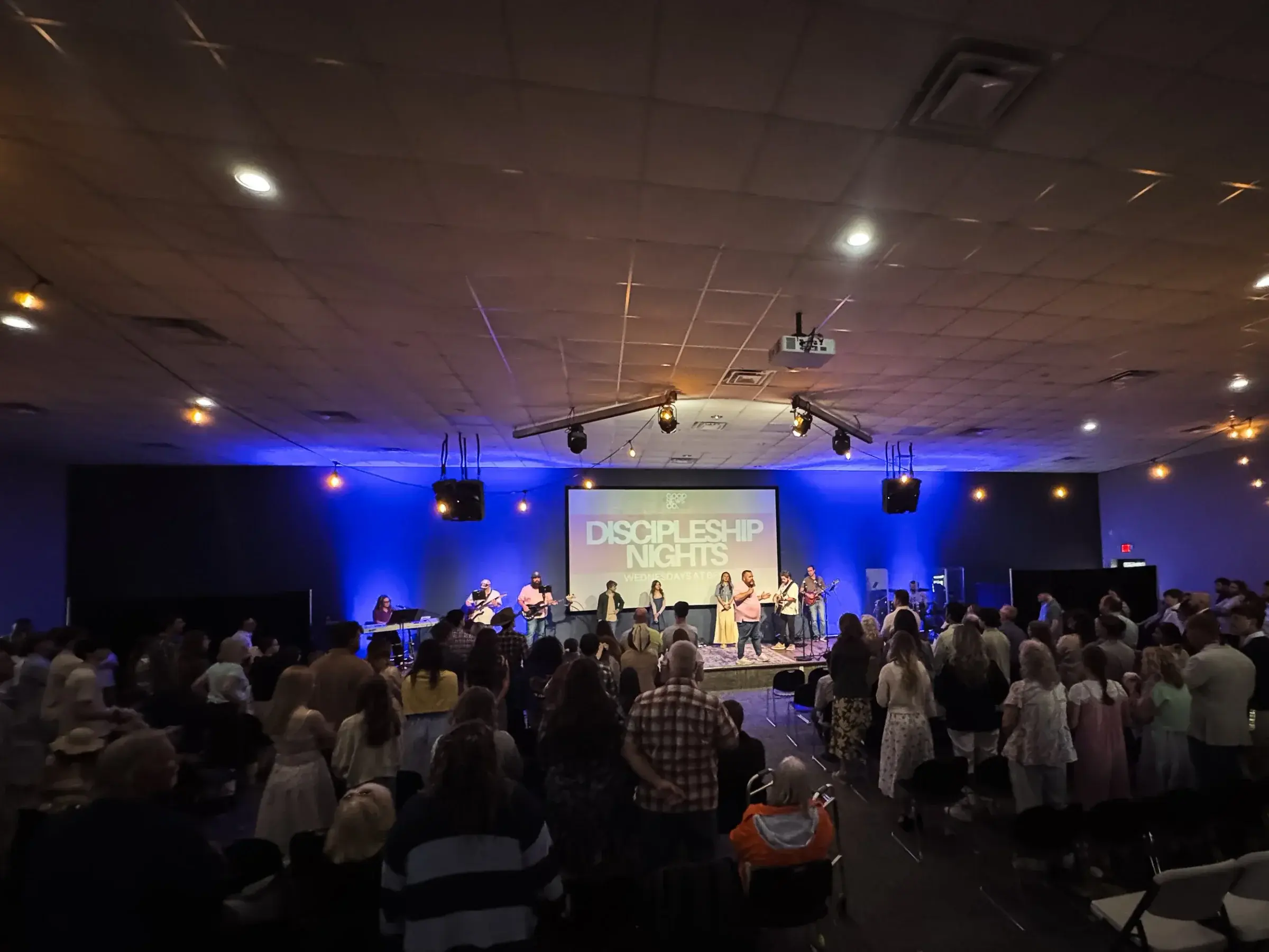 Good News Co. gathered for worship in Cookeville.